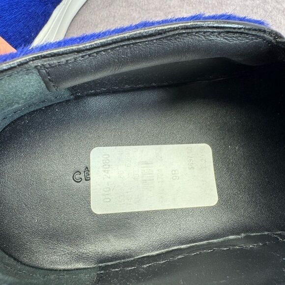 Authentic Celine Pony Hair Blue Slip-On Sneakers 39 - Picture 8 of 11